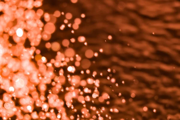 Arkaplan için turuncu bokeh