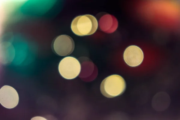 Orange Bokeh Light Background — Stock Photo, Image