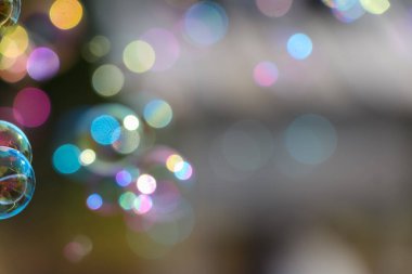 Arkaplan için baloncuktan bokeh