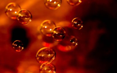 Arkaplan için bulanık resim ve baloncuk