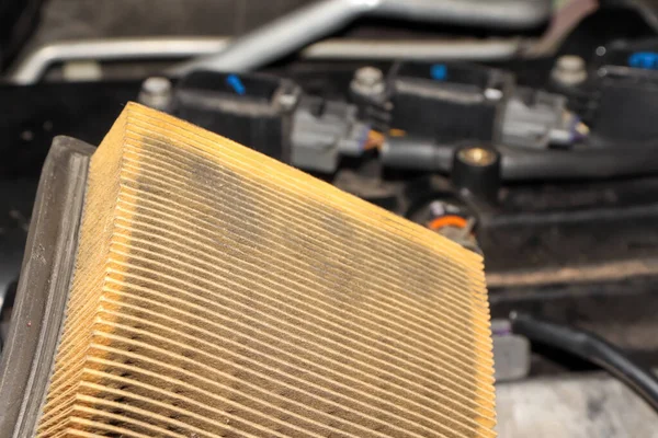 Dust filter of car and dirty