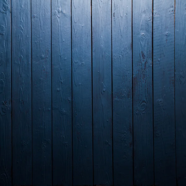 Sfondo bordo di legno blu — Foto Stock