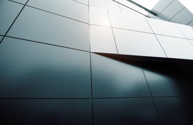 Çelik hafif mavi yüksek RIS geniş açı arka plan görünümü