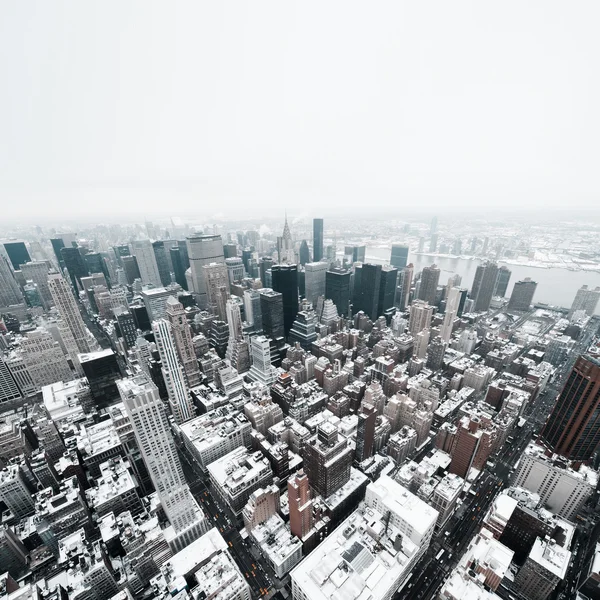New York - 3 Aralık 2013: New York'un Manhattan midtown aer — Stok fotoğraf