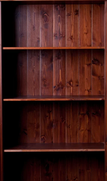 Scaffale texture di legno sfondo — Foto Stock