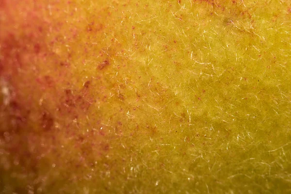 Macro Peach Fruit Skin — Stock Photo, Image