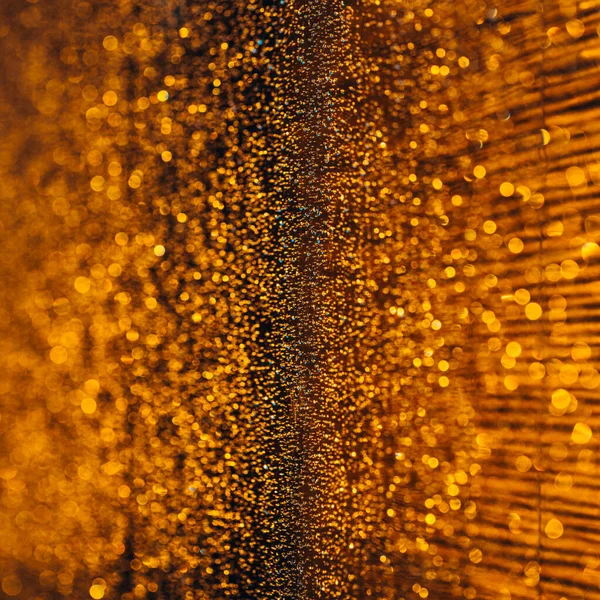 Gouden Regen Druppels Achtergrond Donkere Tijd Van Dag — Stockfoto