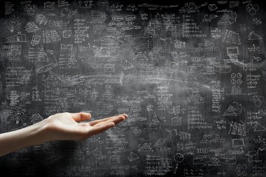 İş fikir kavramı üzerinde el