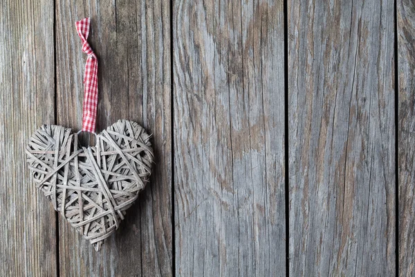 Christmas heart shaped decoration — Stock Photo, Image