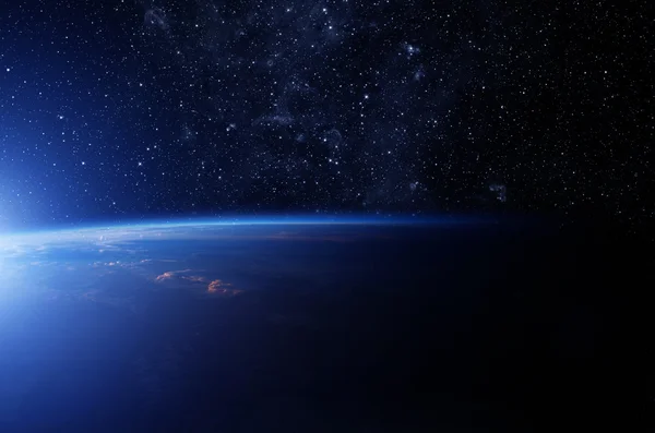 uzaydan Dünya gezegeni. nasa tarafından döşenmiş bu görüntü bazı unsurları