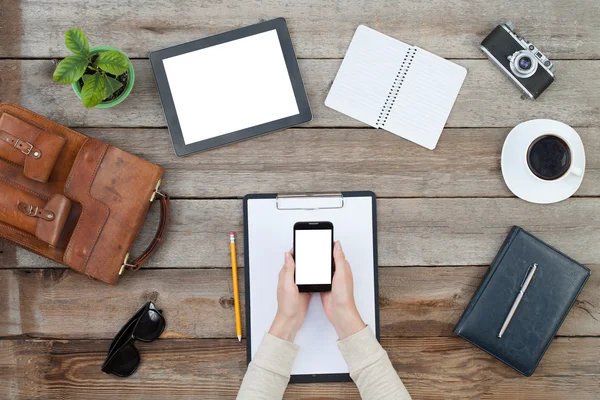 Handhållen smartphone — Stockfoto