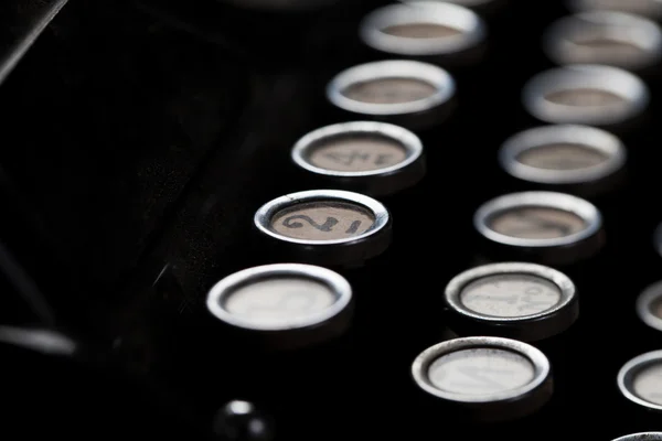 Detalhe da máquina de escrever — Fotografia de Stock