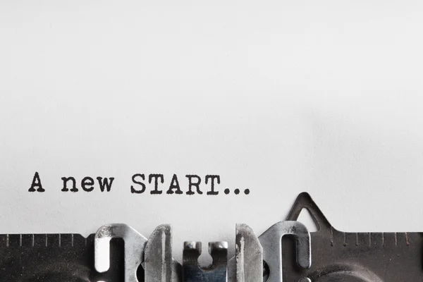New start and new life — Stock Photo, Image