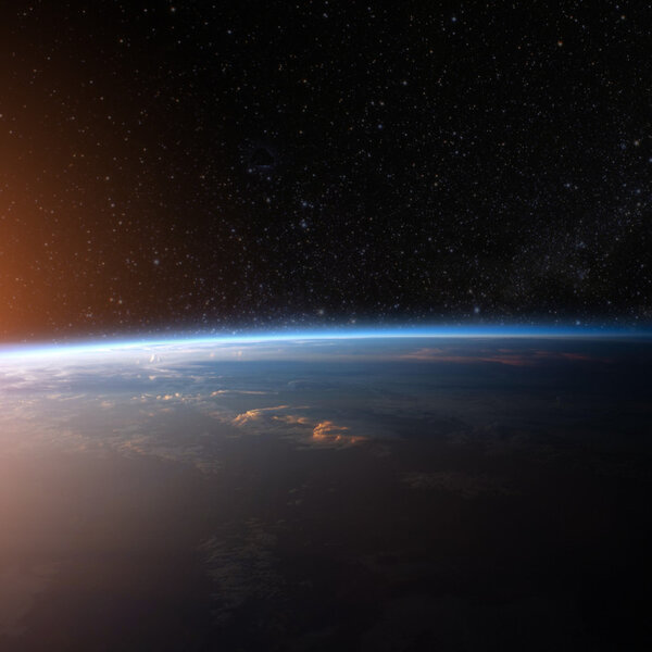 Planet earth from the space. Some elements of this image furnish