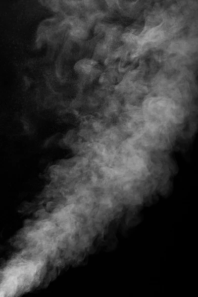 Smoke and Fog on Black Background — Stock Photo, Image