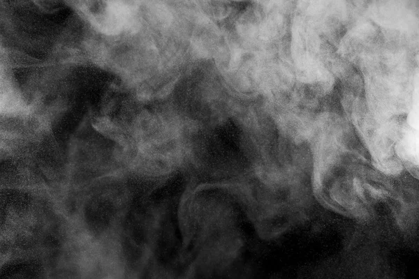 Smoke and Fog on Black Background — Stock Photo, Image