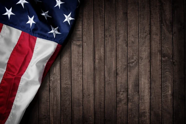 Flag of The USA on clean background with space for text — Stock Photo, Image