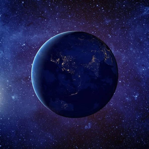 Planet earth from the space. Some elements of this image furnish — Stock Photo, Image