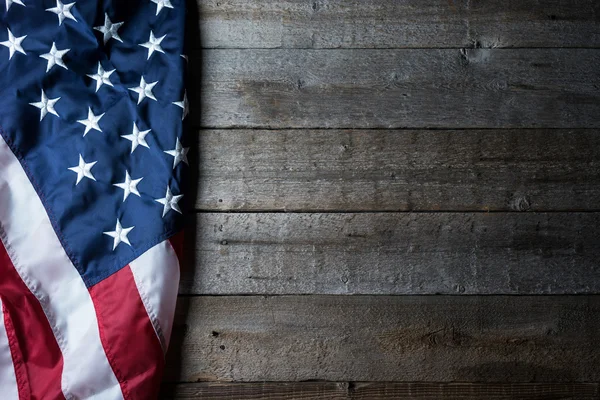 Flag of The USA on clean background with space for text — Stock Photo, Image