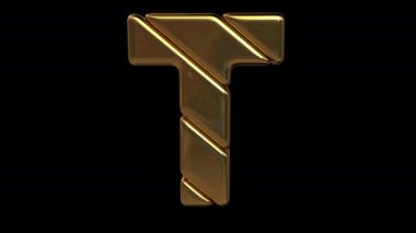 Altın harfli. Yüksek kalite 4K görüntü.