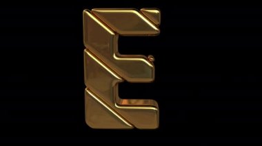 Altın harfli. Yüksek kalite 4K görüntü.