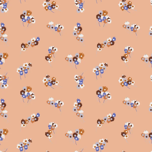 Bloemen Naadloos Patroon Illustratie Voor Stof Textiel Ontwerp Behang Wikkeling — Stockfoto
