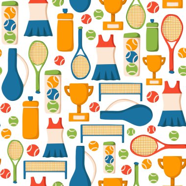 Dikişsiz tenis arka planı