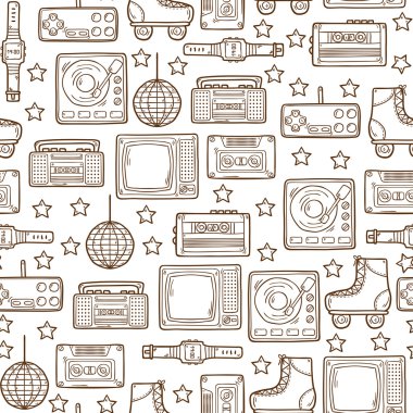 Retro 80'ler arka plan