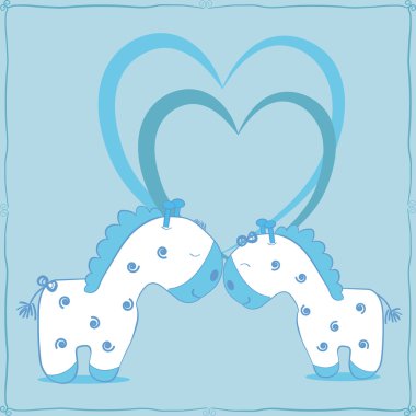 resimde beyaz zürafalar ile