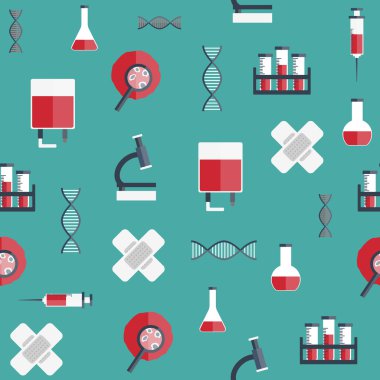 Kan nakli Tema düz nesnelerle sorunsuz arka plan