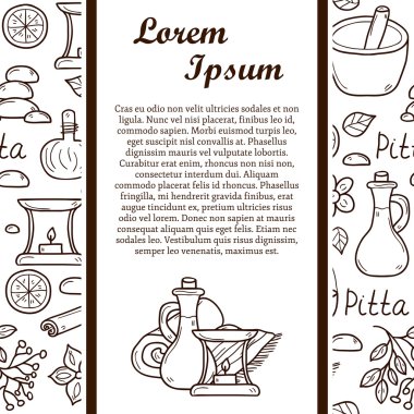 Ayurveda vektör kavramı