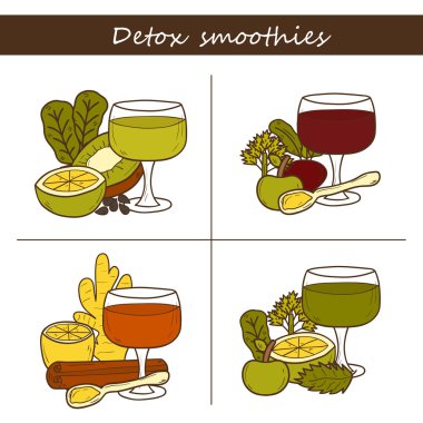 Detoks smoothies malzemeler