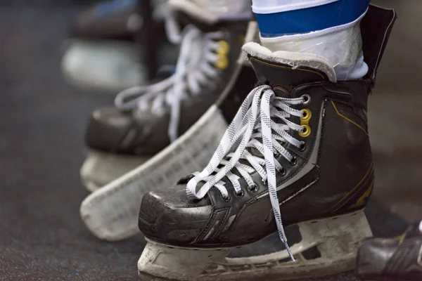 Giocatori Hockey Ghiaccio Giocare Hockey Ghiaccio — Foto Stock