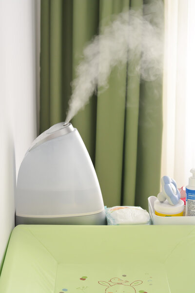 humidifier blowing off steam