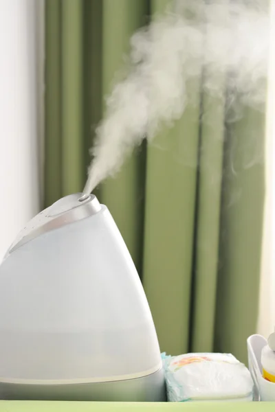 Humidifier blowing off steam — Stock Photo, Image