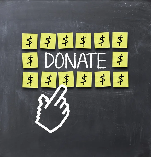 Donatie concept — Stockfoto
