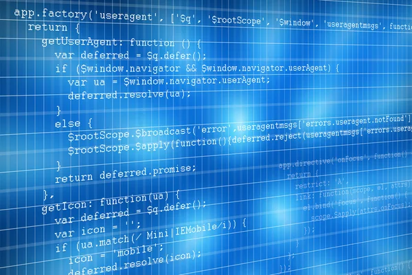 Código de programación web — Foto de Stock