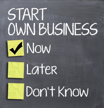 Start own business today quiz question