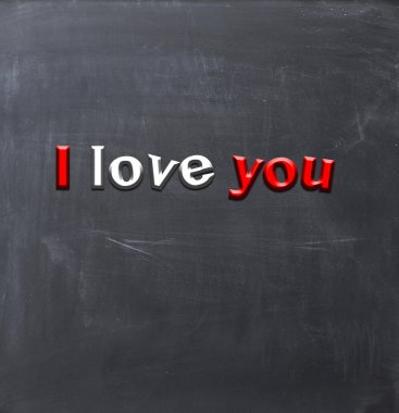 Mıknatıslı harfler kurulu seni seviyorum