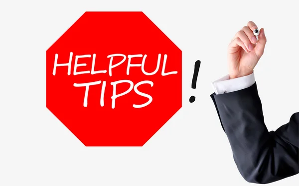 Helpful tips concept — Stock Photo, Image