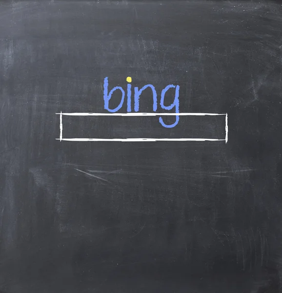 Bing conceito — Fotografia de Stock