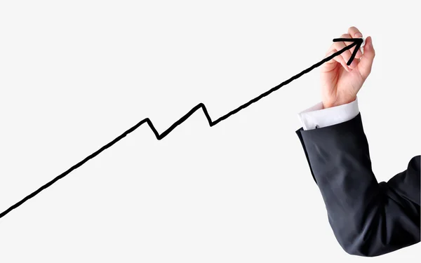 Increase sales graph — Stock Photo, Image