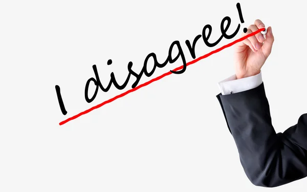Business disagreement concept — Stock Photo, Image