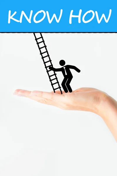 Succes ladder concept — Stockfoto