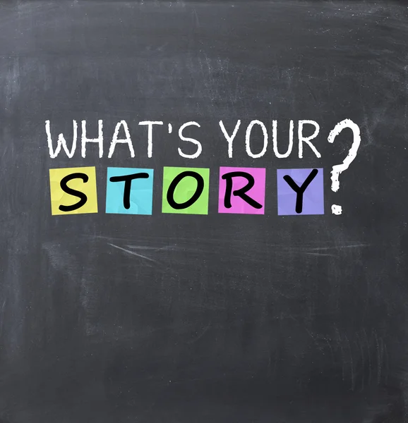 What is your story question — Stock Photo, Image