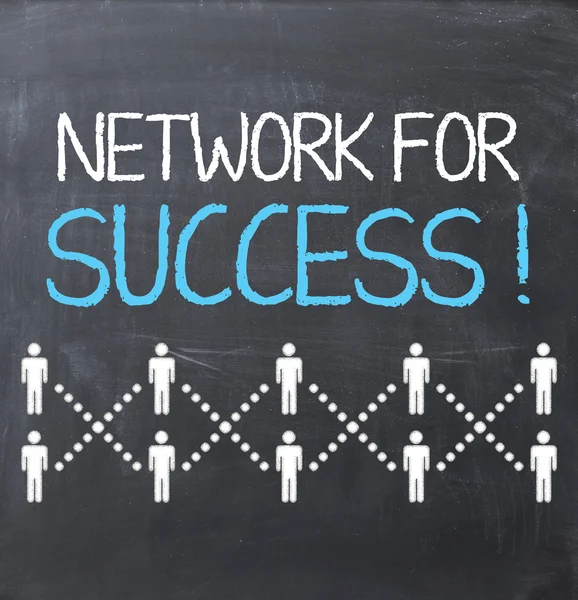 Nätverk för framgång koncept — Stockfoto