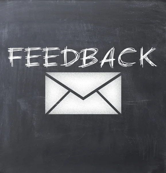 Enviar conceito de feedback — Fotografia de Stock