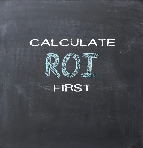 ROI koncepció — Stock Fotó