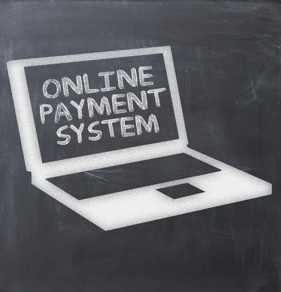 Online betalningssystem — Stockfoto