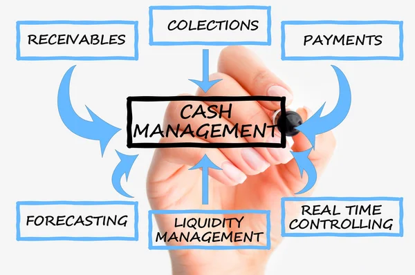 Cash flow management system — Stock Photo, Image